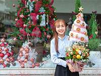 Trang trí giáng sinh bằng hoa tươi với những thông điệp ý nghĩa