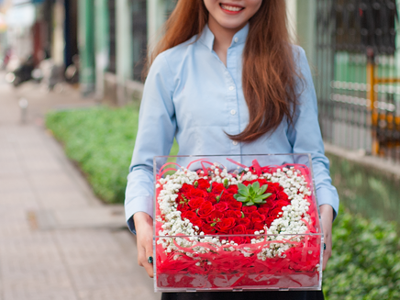 Những ý tưởng tặng hoa Valentine cho người yêu của bạn