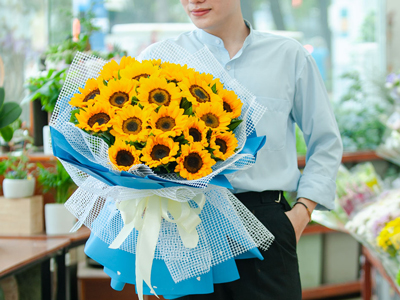 Top 10 mẫu hoa hướng dương tốt nghiệp đẹp nhất năm 2023