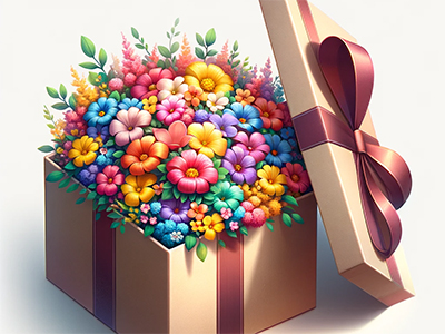 Nghệ thuật trao tặng hoa và 6 món qùa làm từ hoa tươi