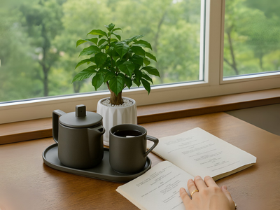 Nghệ thuật sống chậm: Uống trà, đọc sách và trò chuyện cùng cây xanh