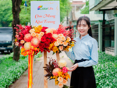 Hoa khai trương hợp phong thủy cho từng ngành nghề