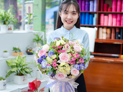 Bó hoa GARDEN STYLE: đánh thức vẻ đẹp vườn nhà đầy mộng mơ