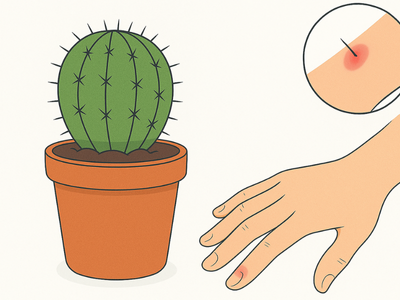 Cách lấy gai xương rồng ra khỏi tay an toàn tại nhà