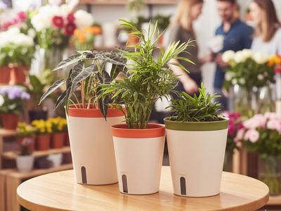 CHẬU CÂY TỰ TƯỚI: GIẢI PHÁP ĐỂ CÂY LUÔN XANH TỐT